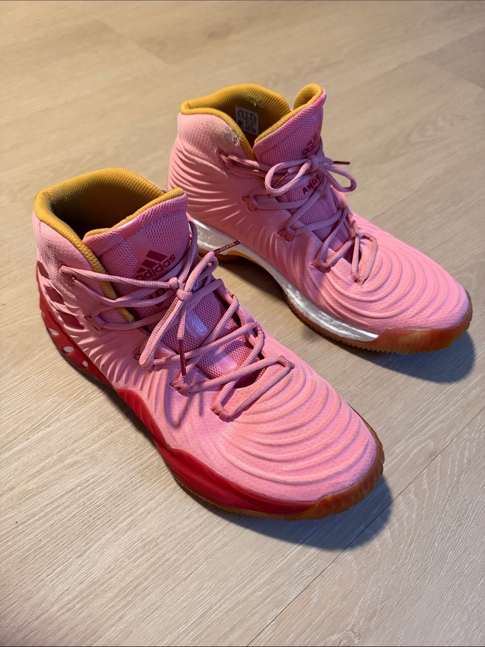 Adidas Crazy Explosive 2017 'Tactile Rose' Basketball Shoes size 15